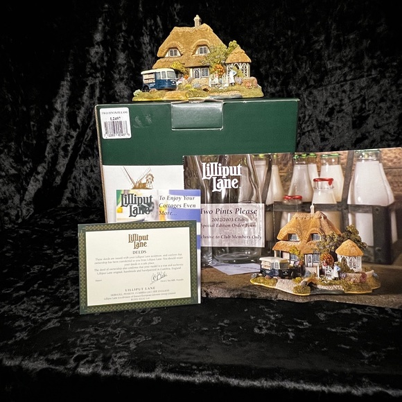 Lilliput Lane -Two Pints Please - Collectors Club - Picture 2 of 16
